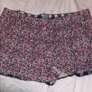 Cute flowered pj shorts!